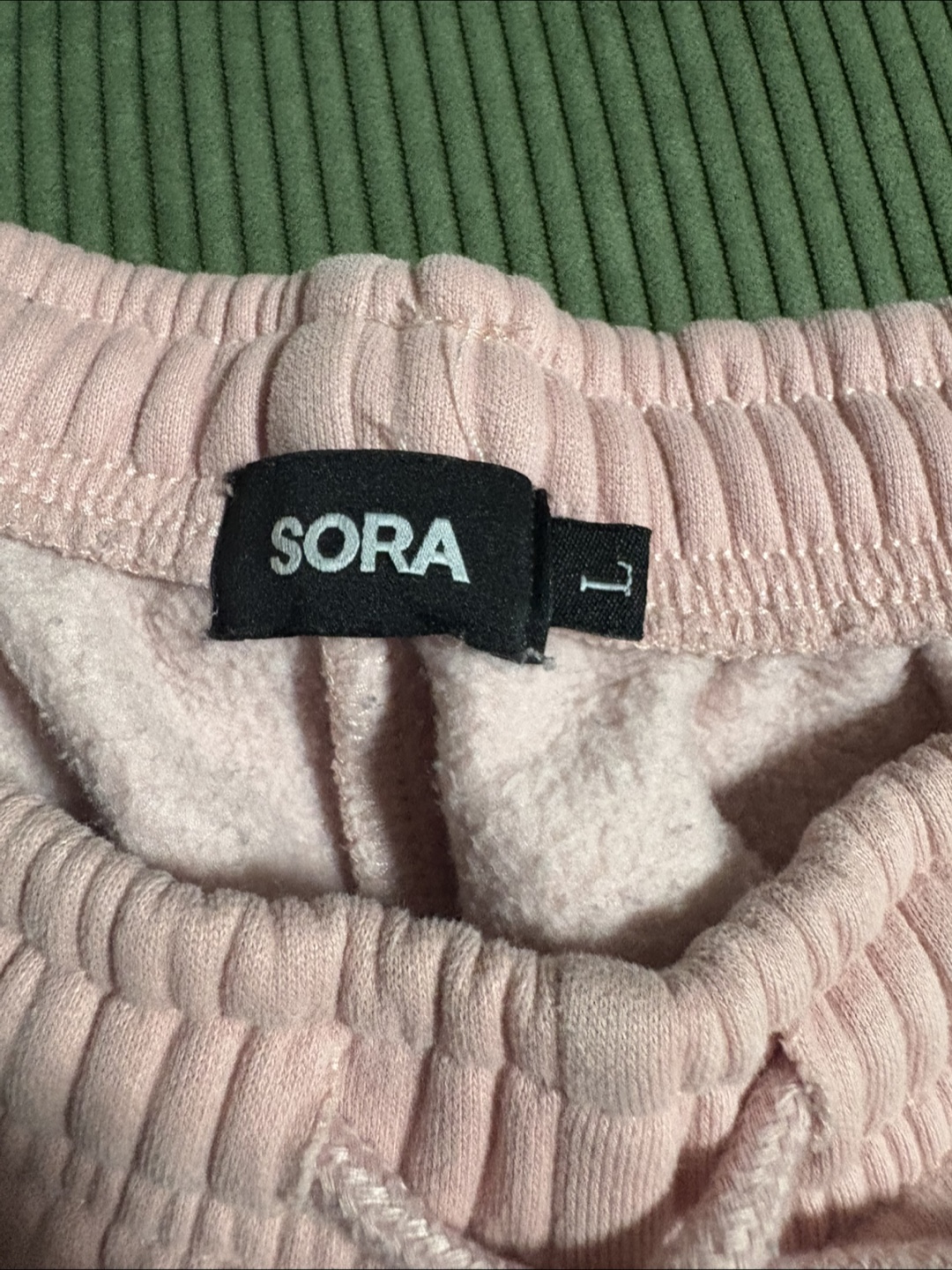 Sora Pink mob psycho Print Sweatpants - Size L - photo 2