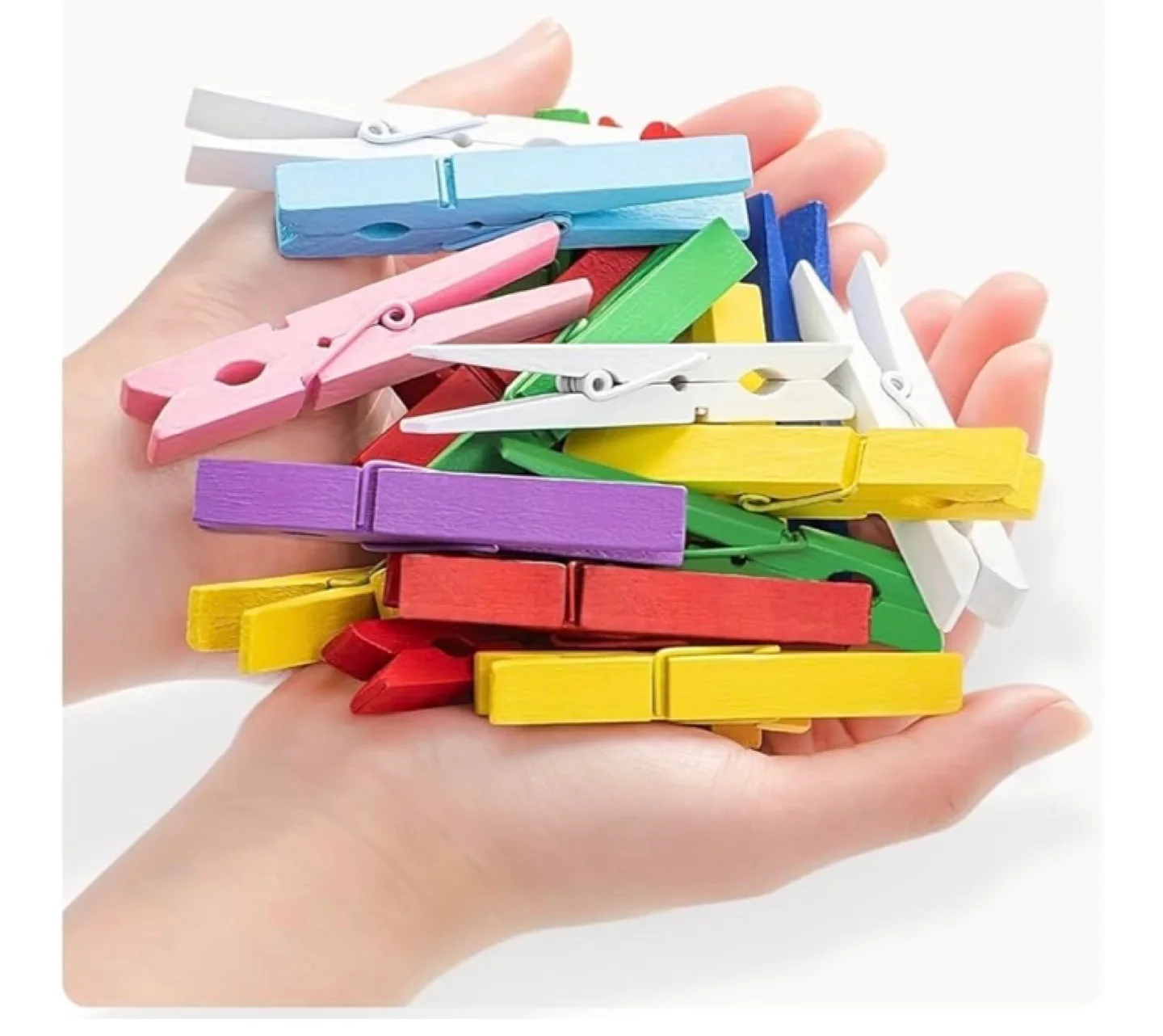 50 new Colorful Wooden Clothespins image indicator(6)