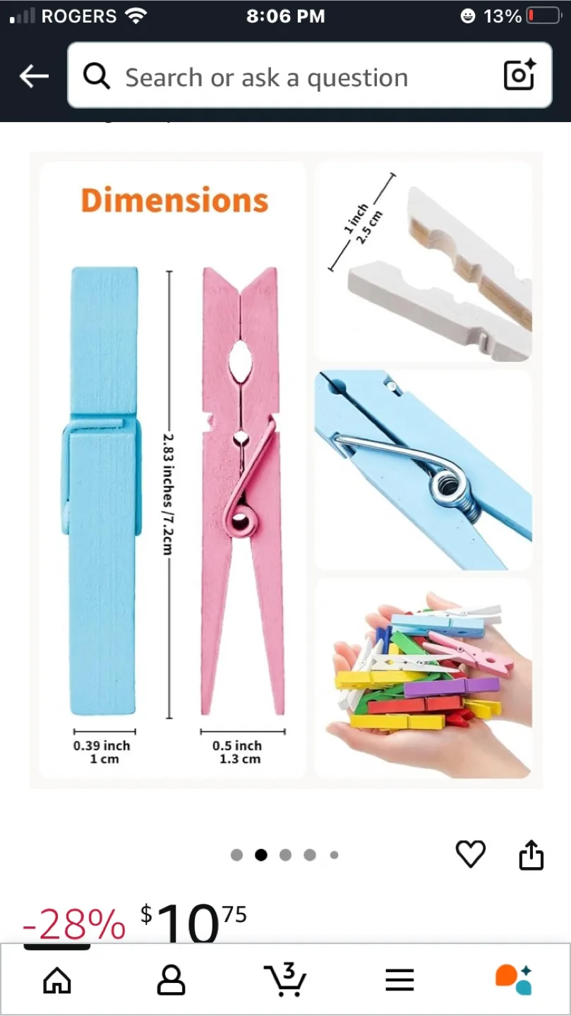 50 new Colorful Wooden Clothespins image indicator(7)