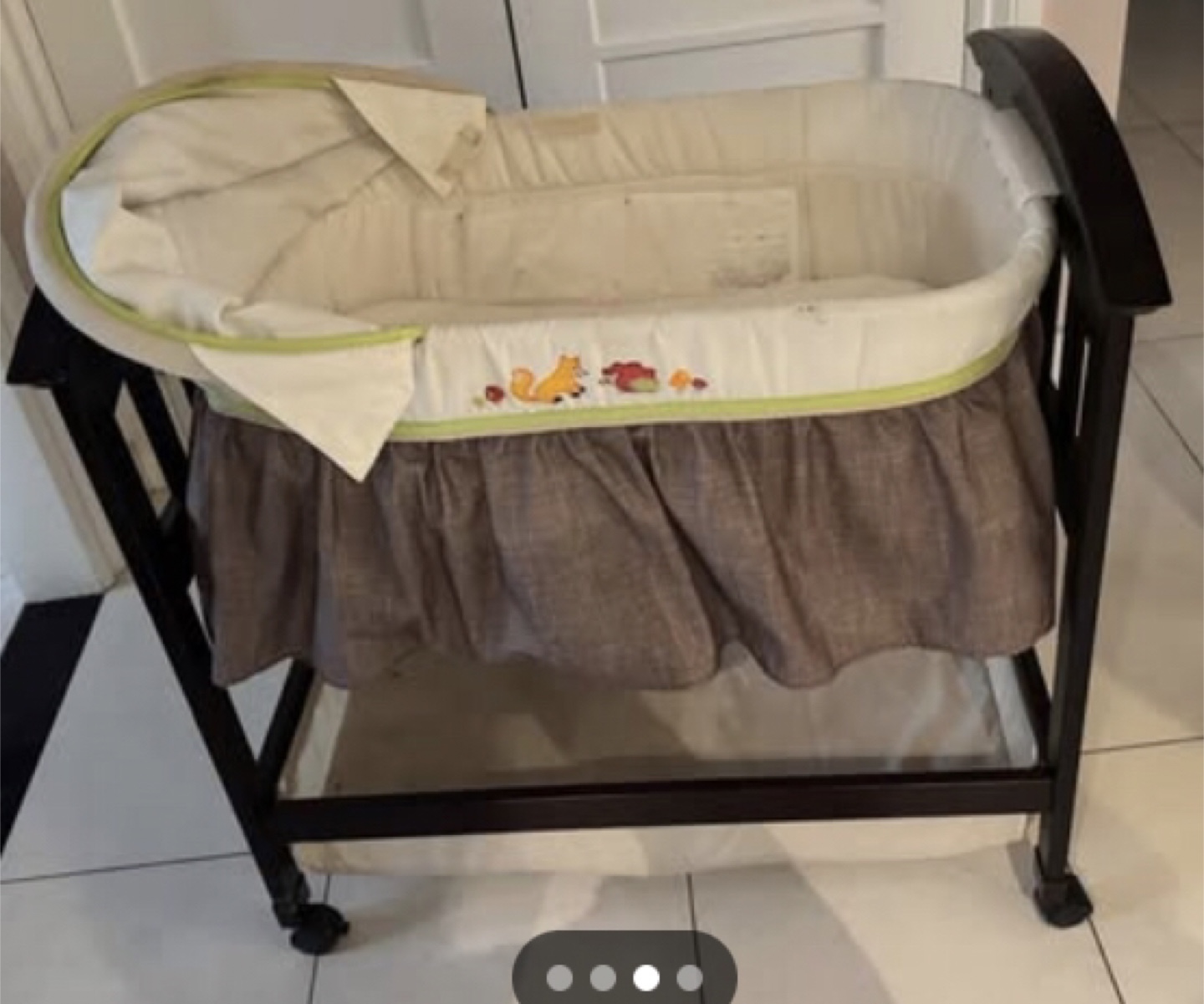 Bassinet - Brown & White - photo 2