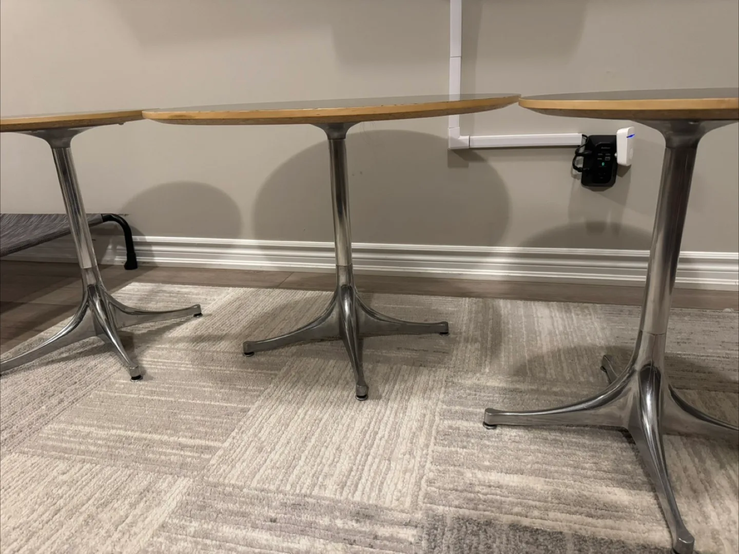 Herman Miller George Nelson Table Set – Coffee + 2 Pedestal image indicator(6)