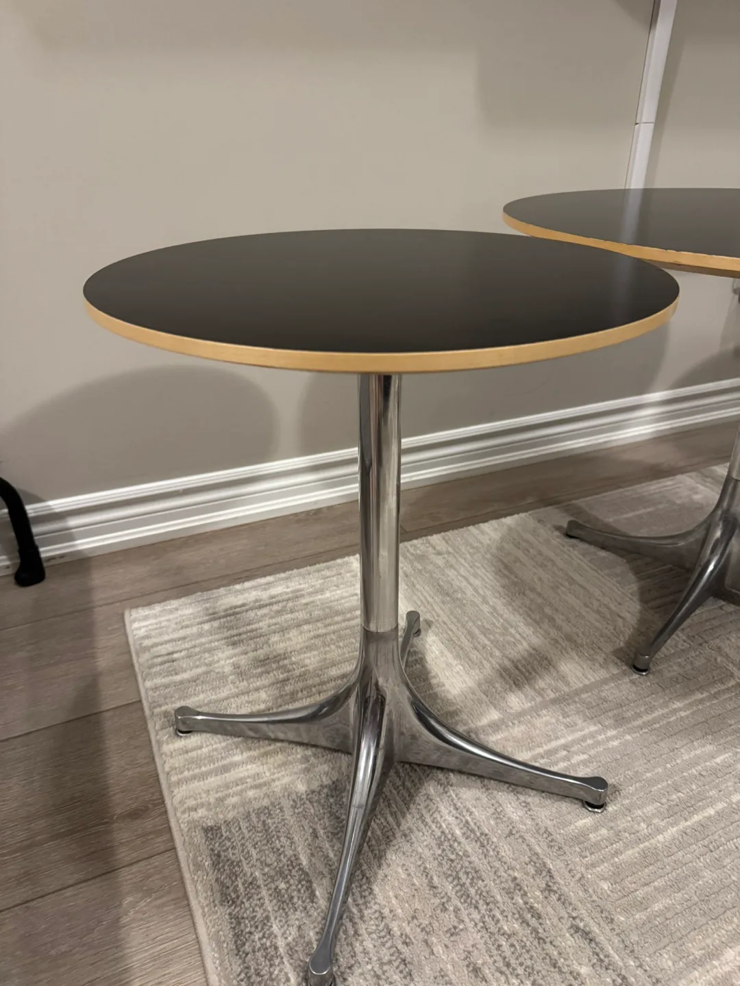 Herman Miller George Nelson Table Set – Coffee + 2 Pedestal image indicator(2)