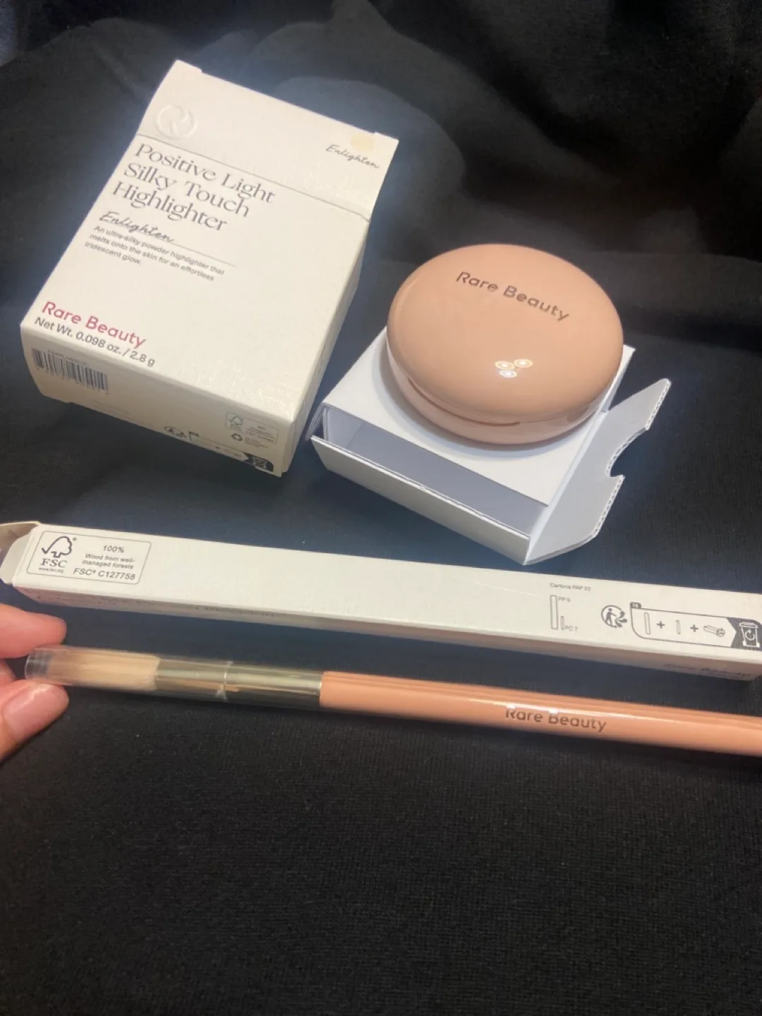 Rare Beauty Highlighter & Brush Set image indicator(2)