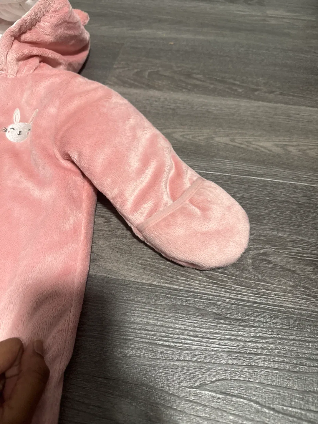 Carter's Pink Bunny Snowsuit 6/9m image indicator(6)