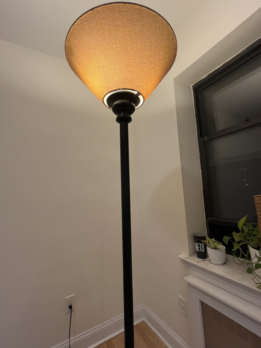 Floor Lamp with Tan Shade - photo 3