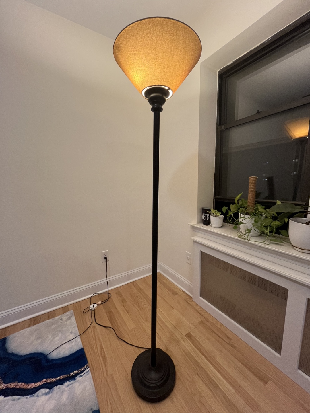 Floor Lamp with Tan Shade - photo 4
