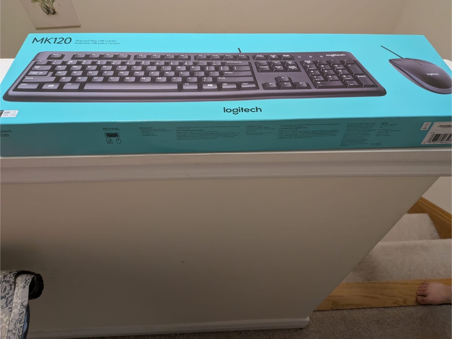 New Logitech MK120 Keyboard and Mouse Combo