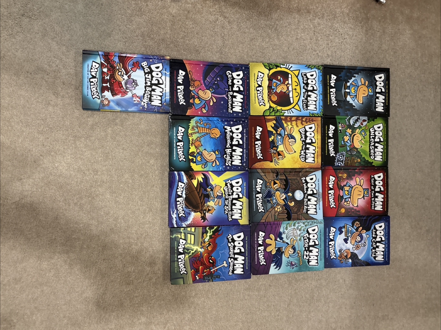 Dog Man Book Series by Dav Pilkey - 13 Books