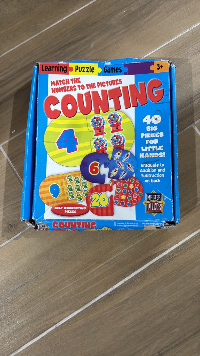 Master Pieces Counting Puzzle Game
