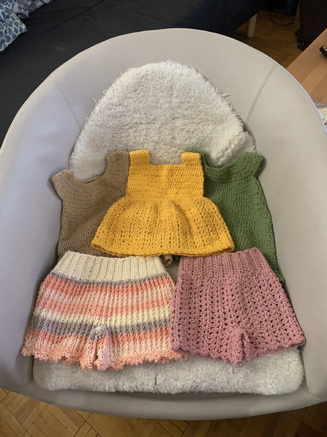 Baby crochet dresses
