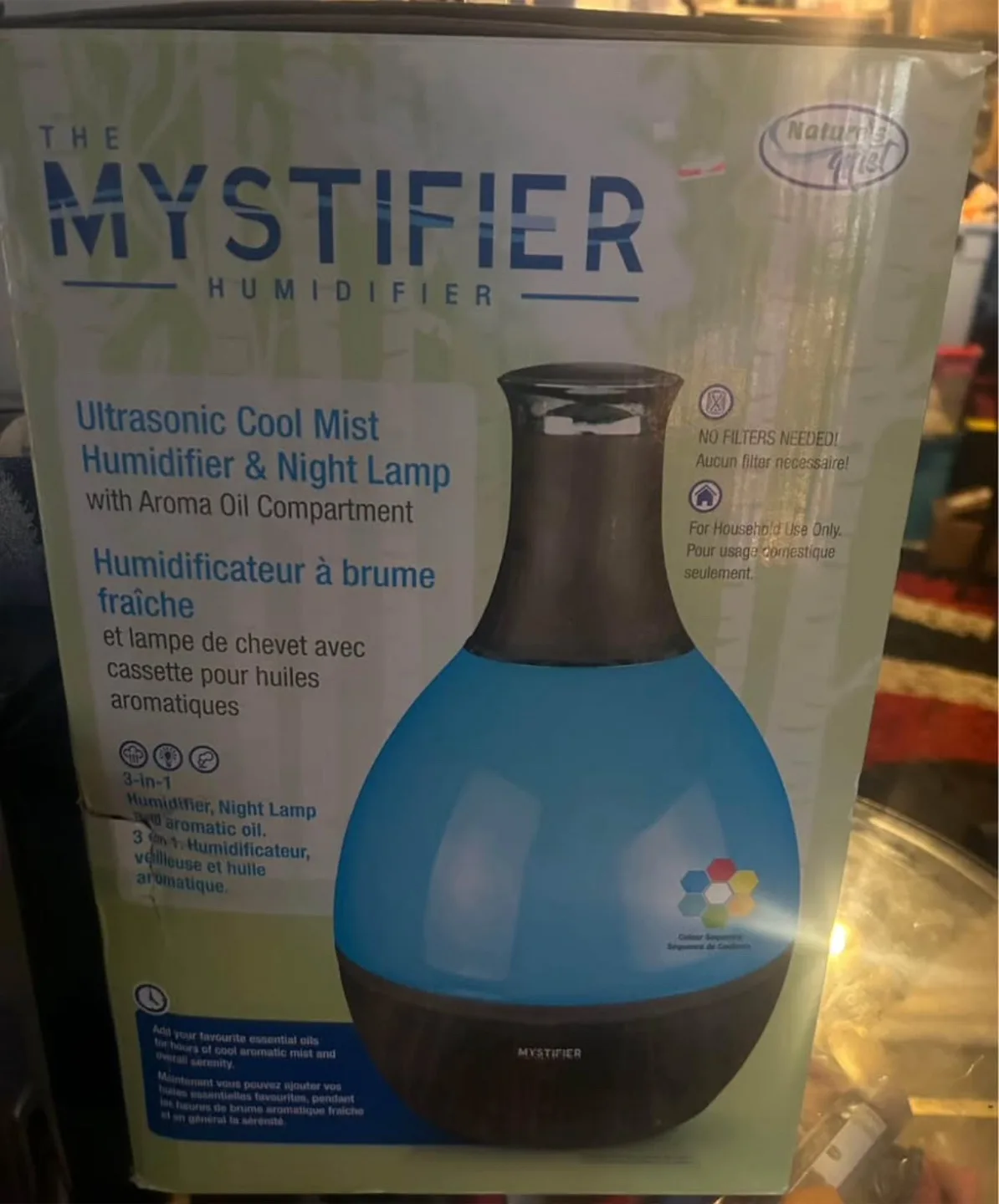 Nature's Mist Mystifier Humidifier & Night Lamp thumbnail