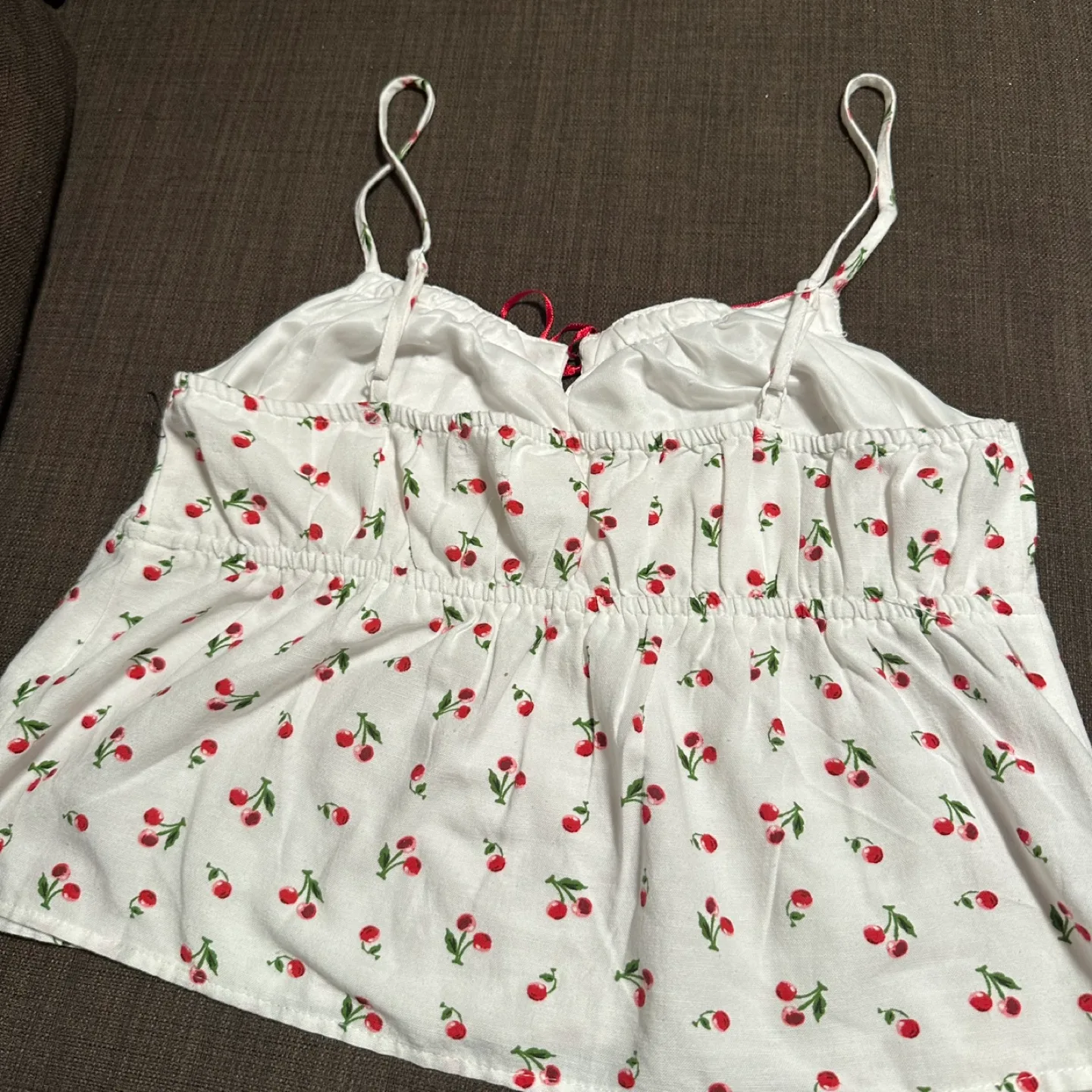 Cherry Print Cami Top image indicator(5)