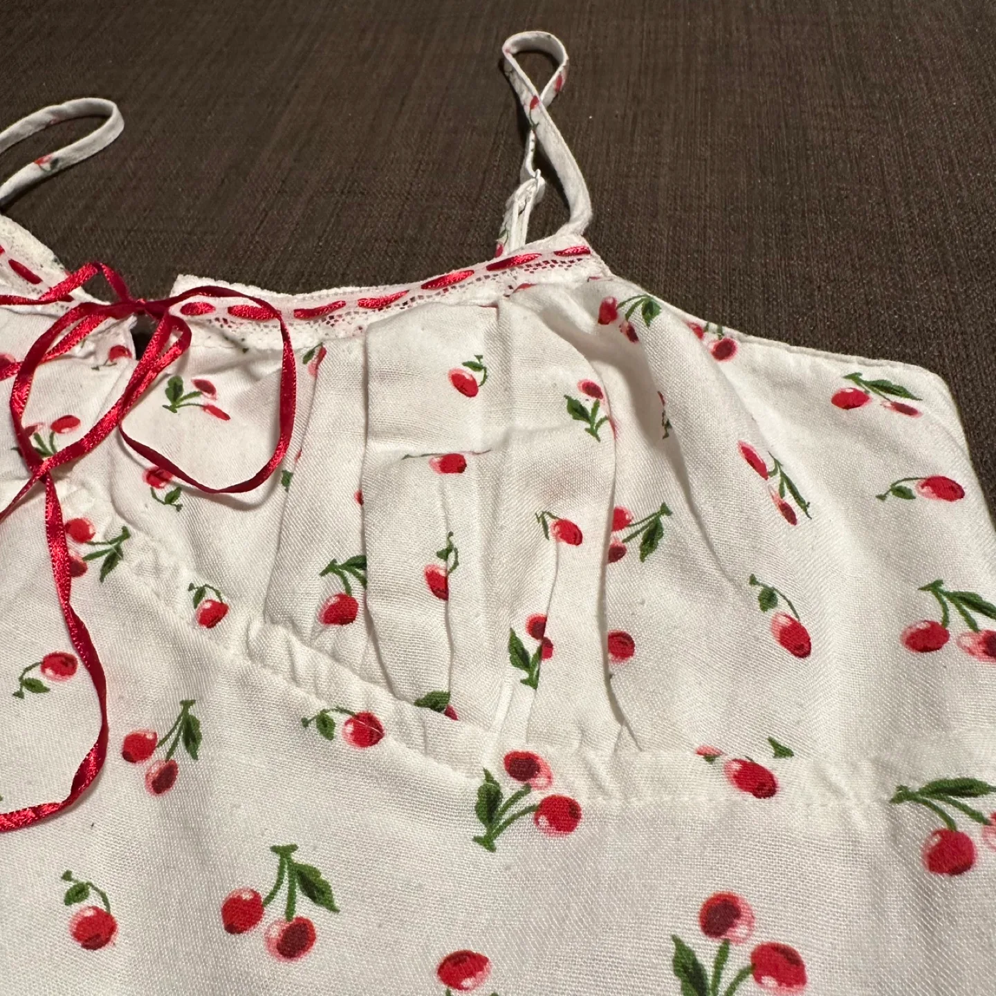 Cherry Print Cami Top image indicator(3)