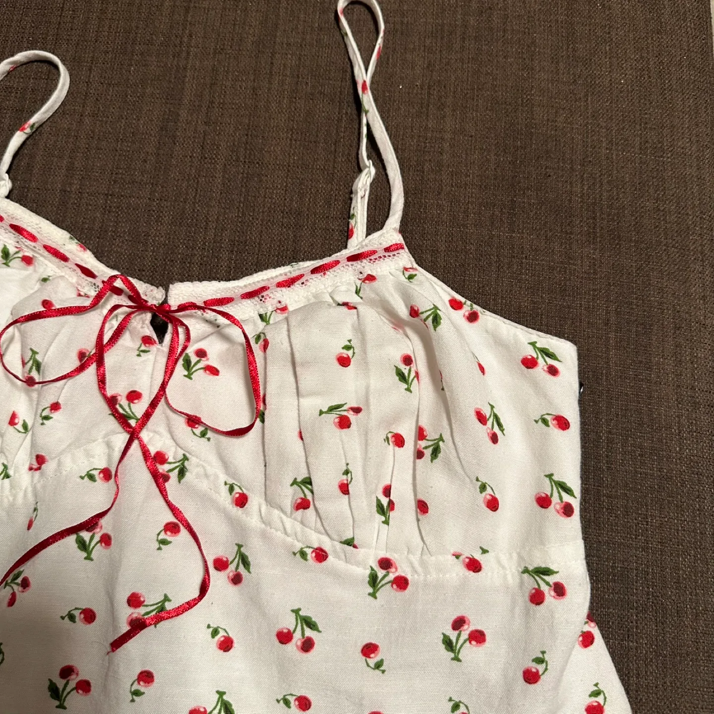 Cherry Print Cami Top image indicator(2)