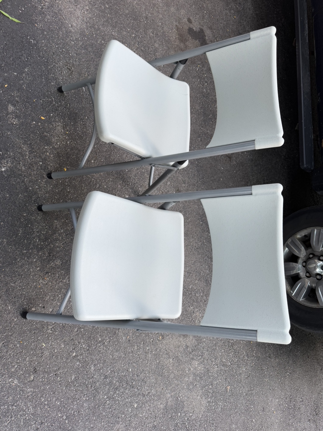 White Folding Chairs - For Rent - photo 2