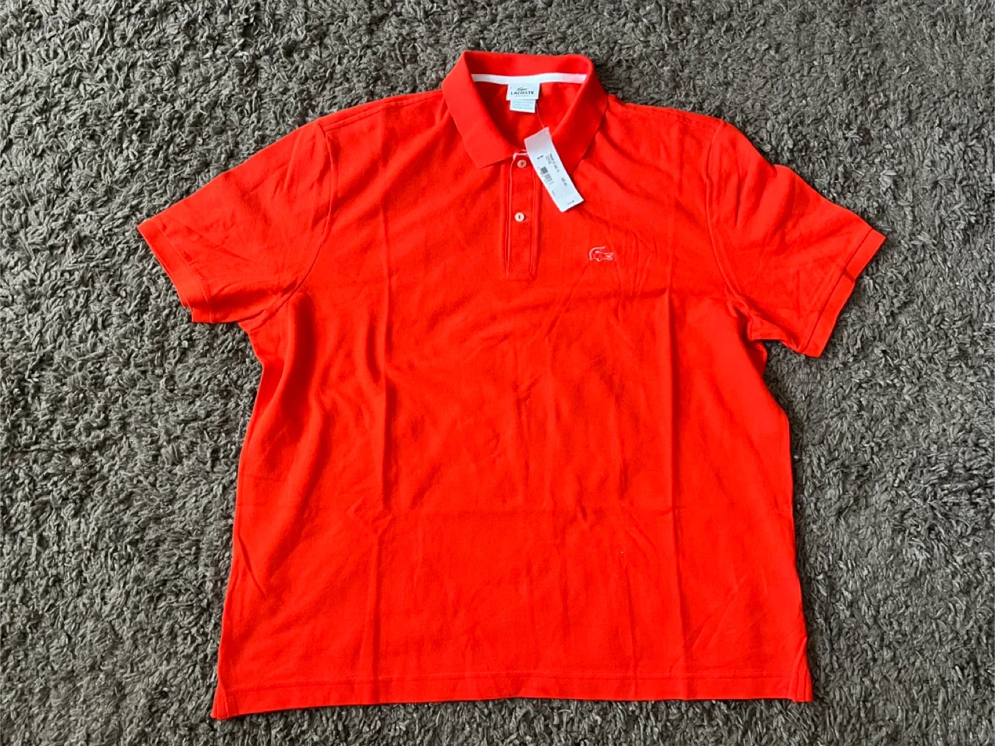 New Lacoste Orange Polo (Size 9 / 4XL) thumbnail