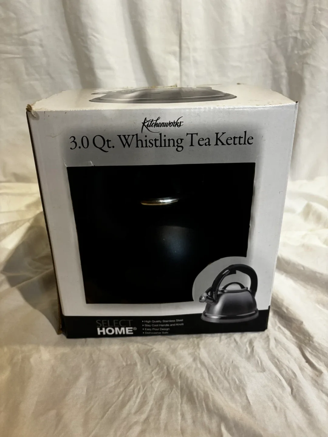 Kitchenworks 3.0 Qt. Whistling Tea Kettle - New in Box! image indicator(5)