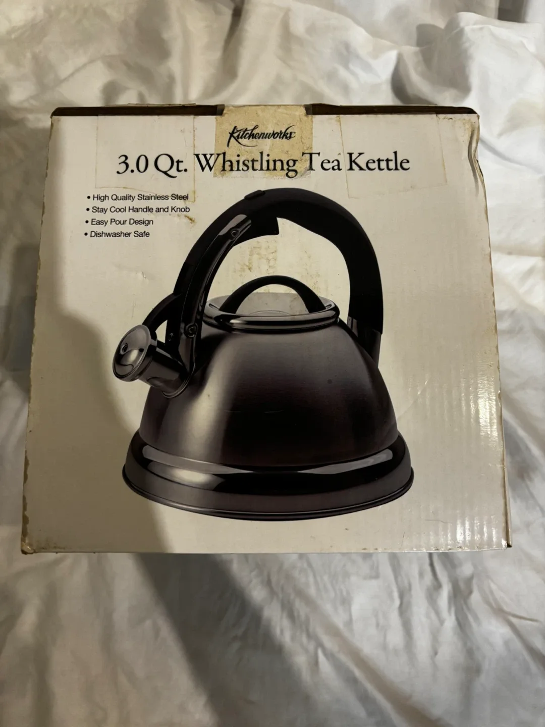 Kitchenworks 3.0 Qt. Whistling Tea Kettle - New in Box! image indicator(4)