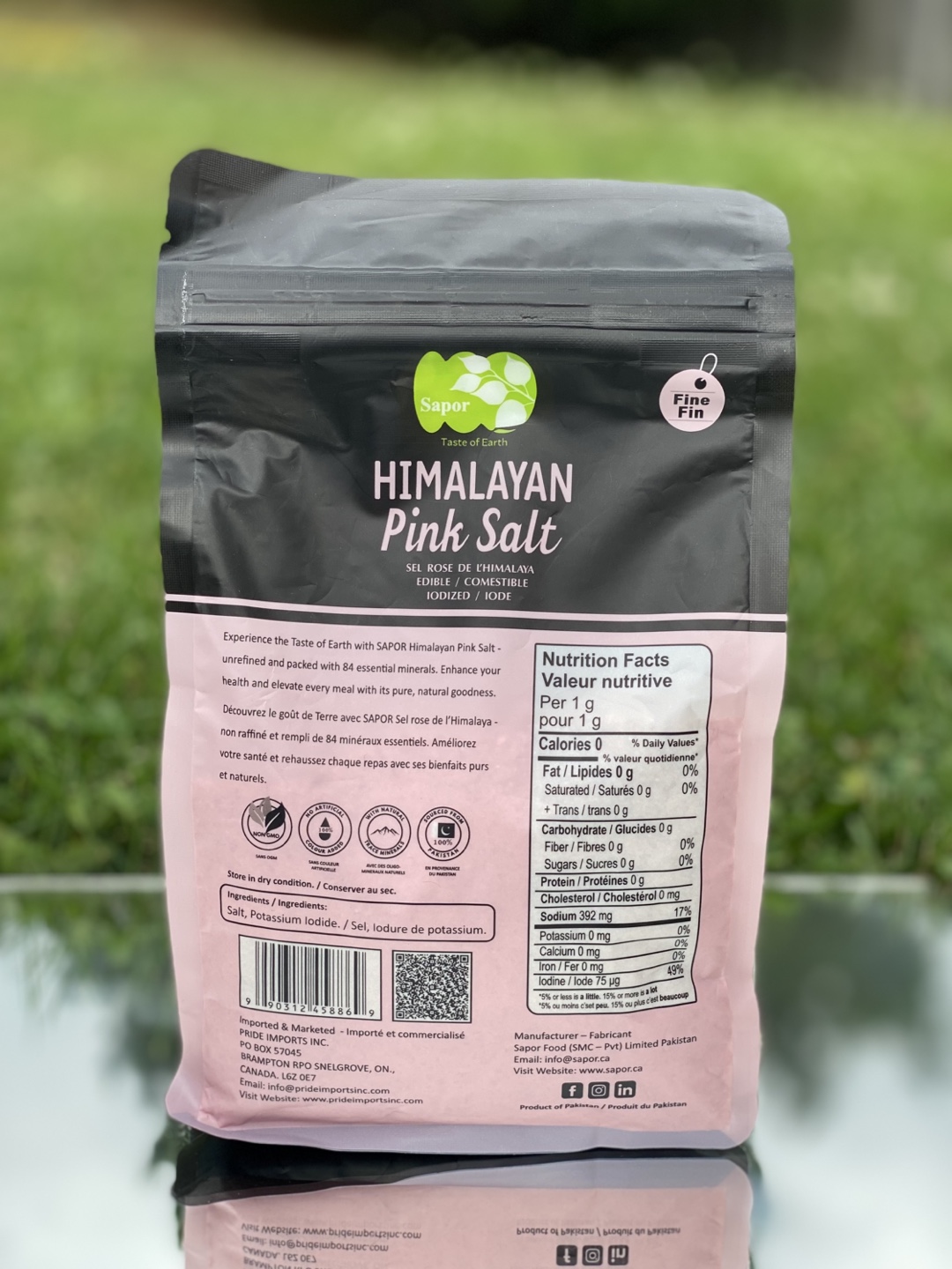 Sapor Himalayan Pink Salt - 1kg - photo 2