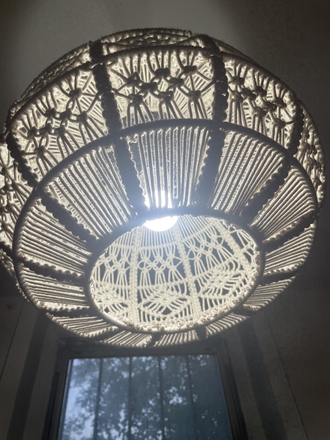 Macrame Hanging Lamp - photo 4