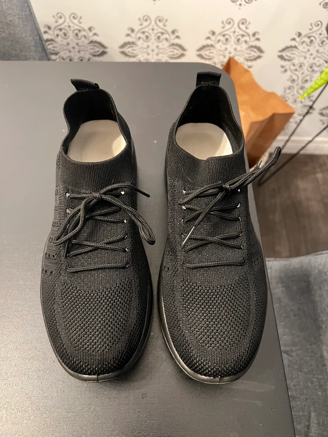 Black Knit Sneakers image indicator(2)