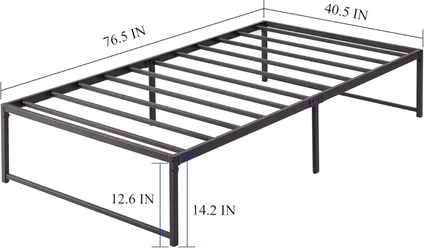 Twin Size Mattress & Bed Frame - photo 5