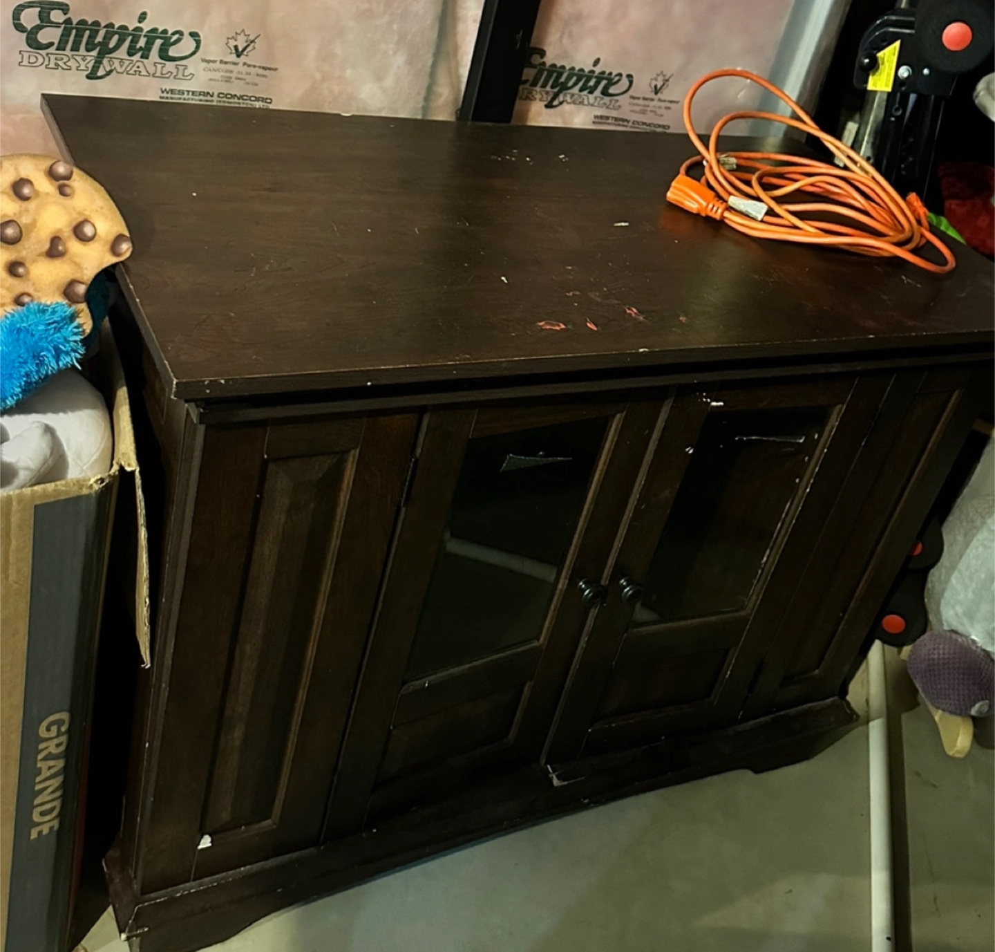Dark Brown TV Stand