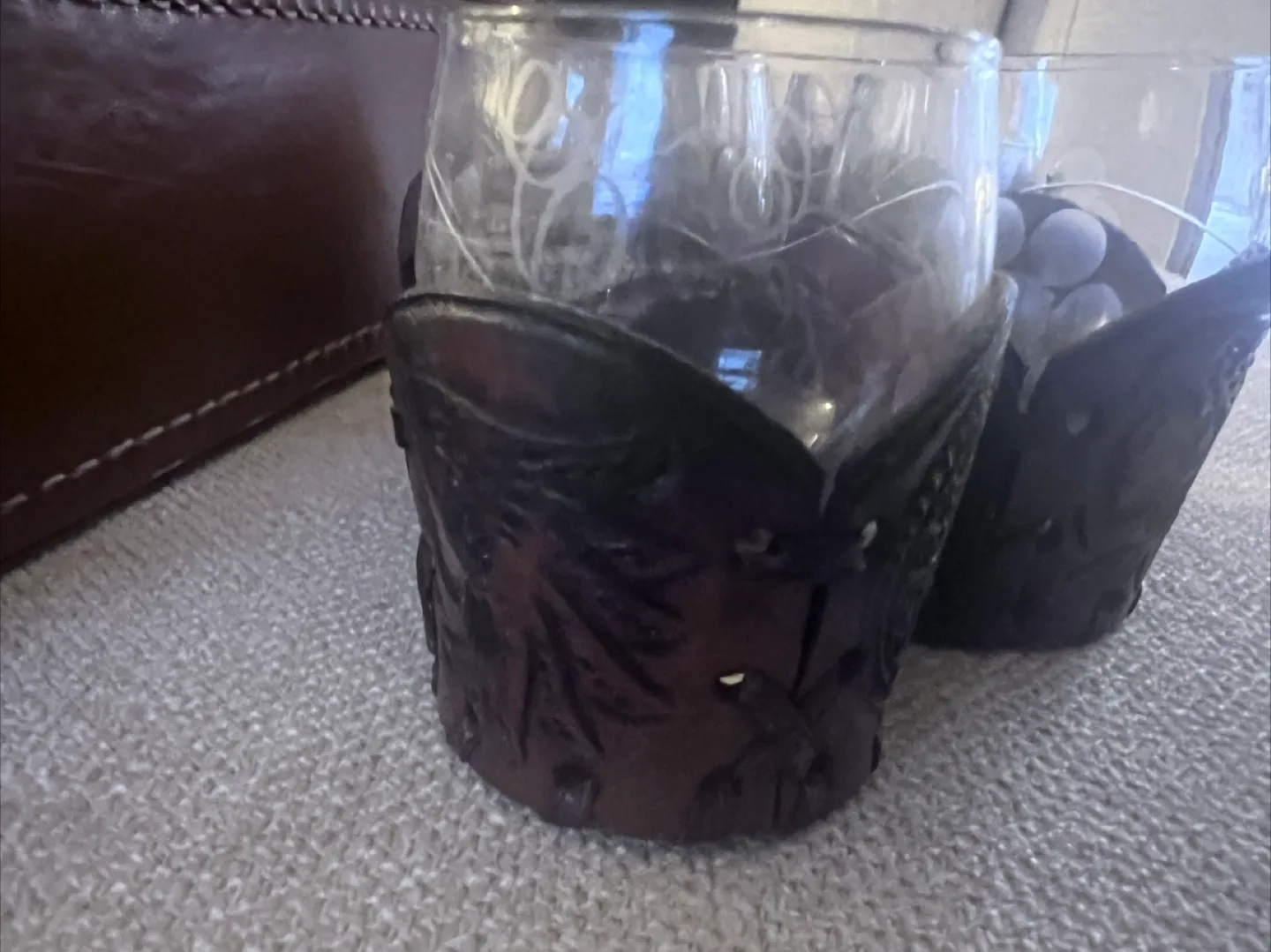 Vintage Liquor Set with Leather Case image indicator(9)