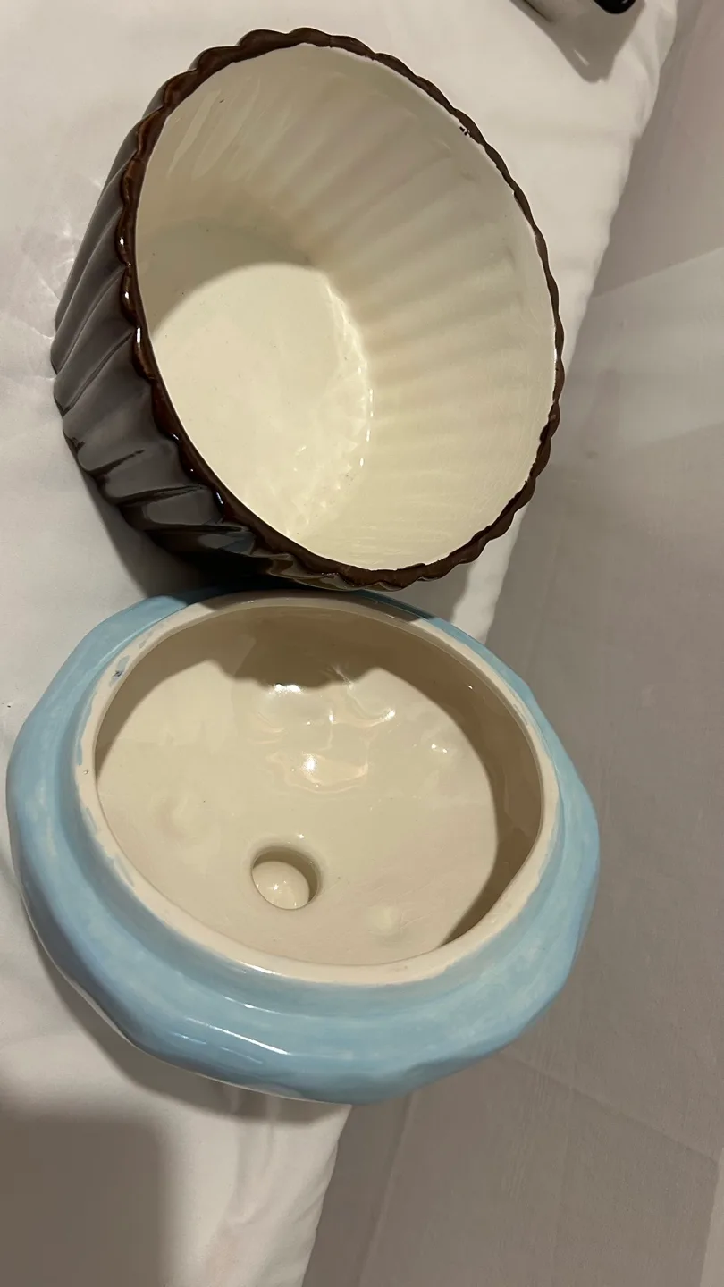 Cupcake Jar - Blue & Brown image indicator(2)