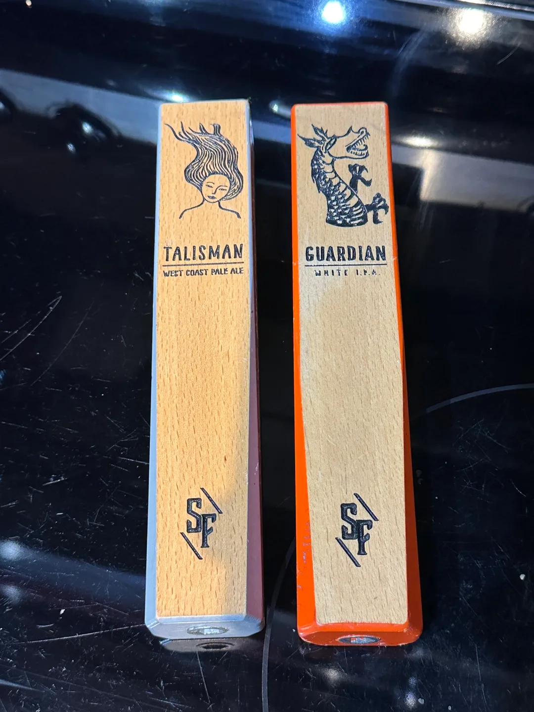 Strange Fellows Brewing Tap Handles - Talisman & Guardian thumbnail