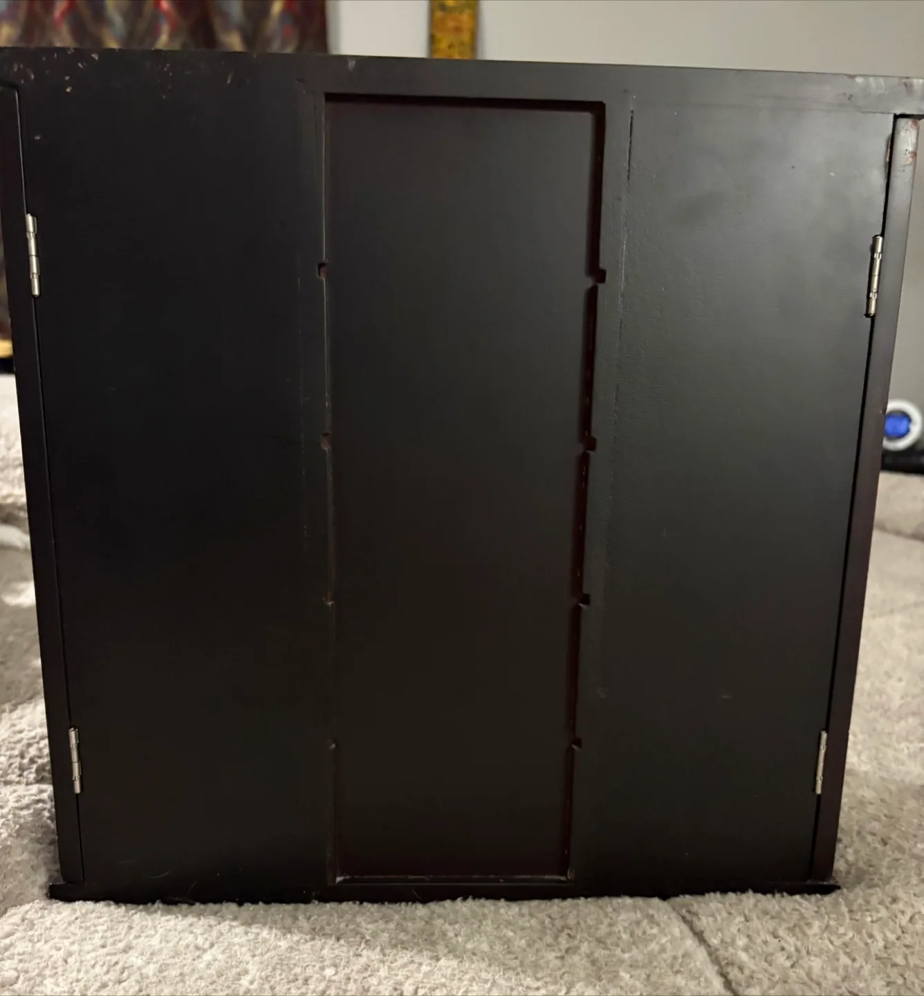 Dark Brown Wooden Jewelry Box Armoire image indicator(5)