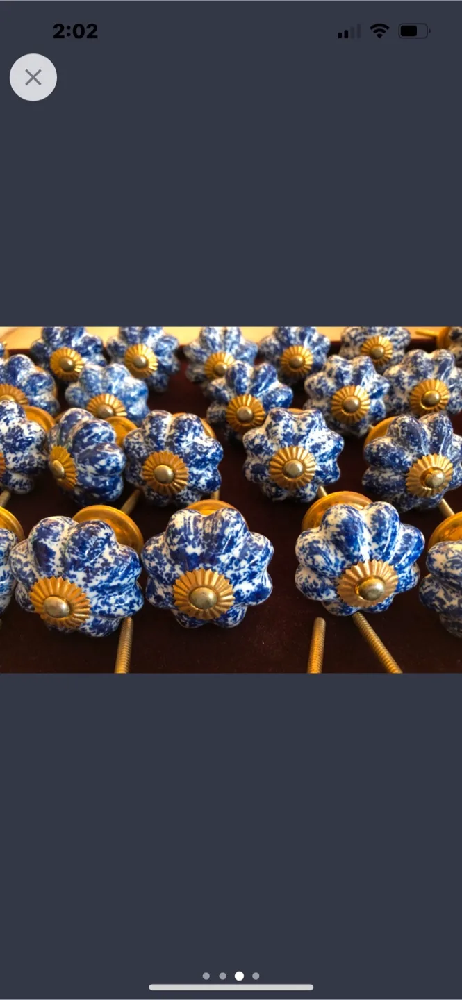 Ceramic knobs. Each $1 image indicator(6)