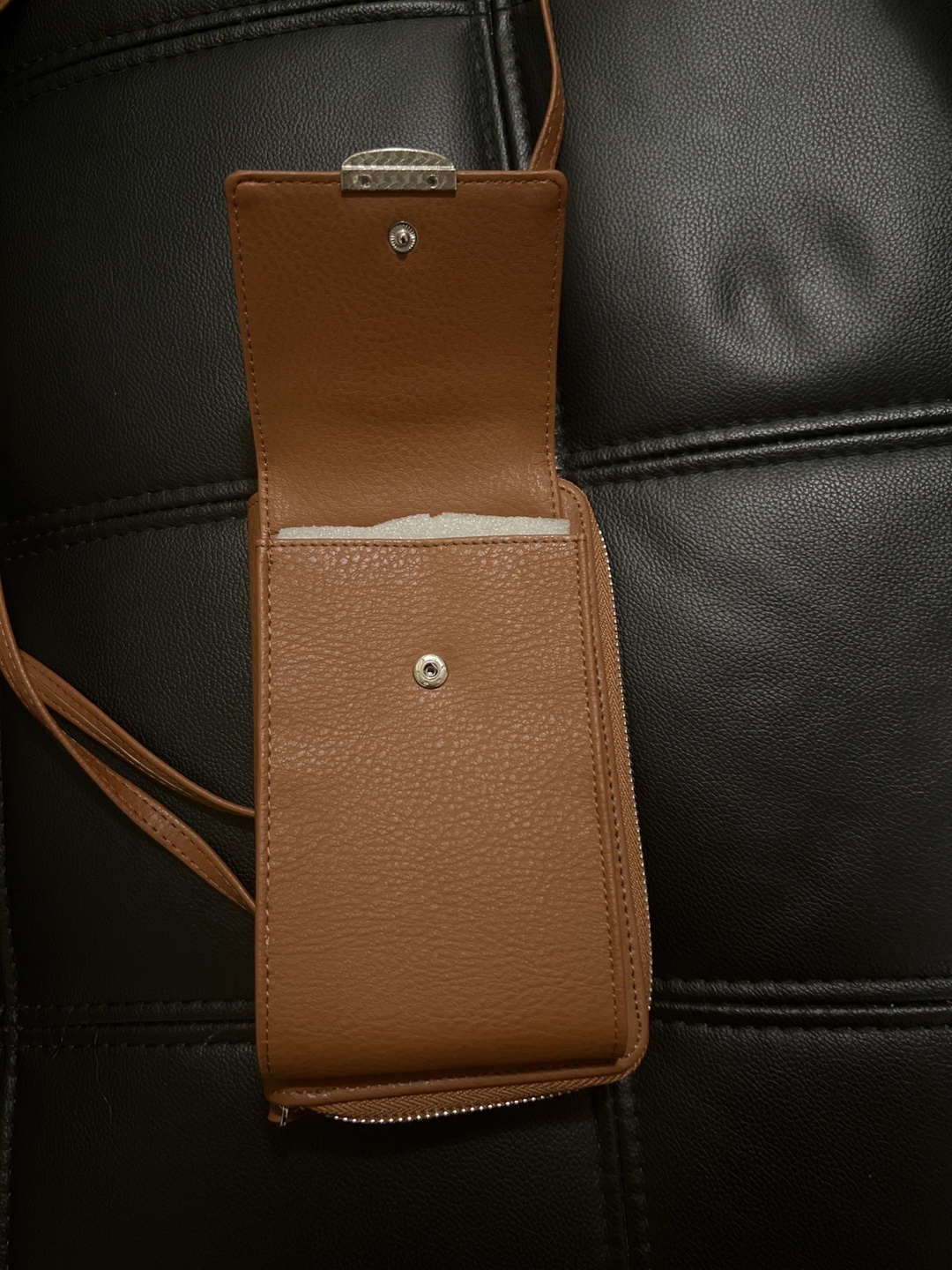 Brown Crossbody Wallet Bag - photo 3