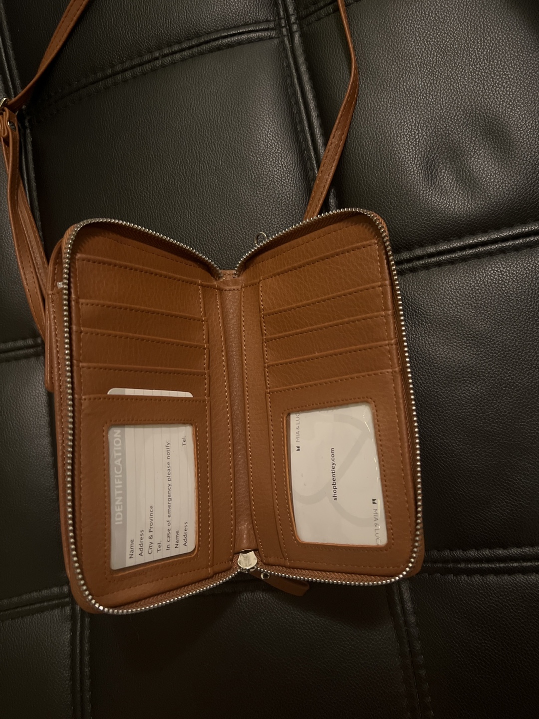 Brown Crossbody Wallet Bag - photo 2