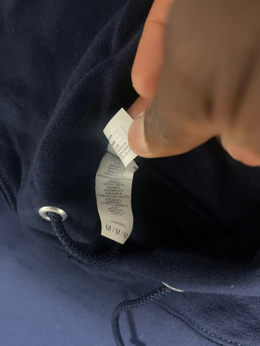 Navy Blue Jerzees Hoodie - Size S image indicator(6)