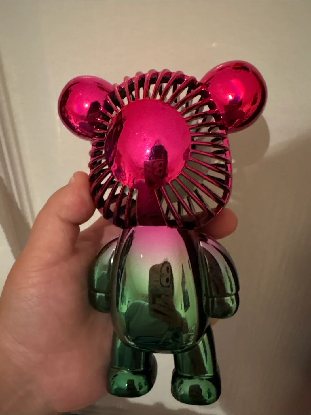 Bear-shaped Mini Fan image indicator(2)