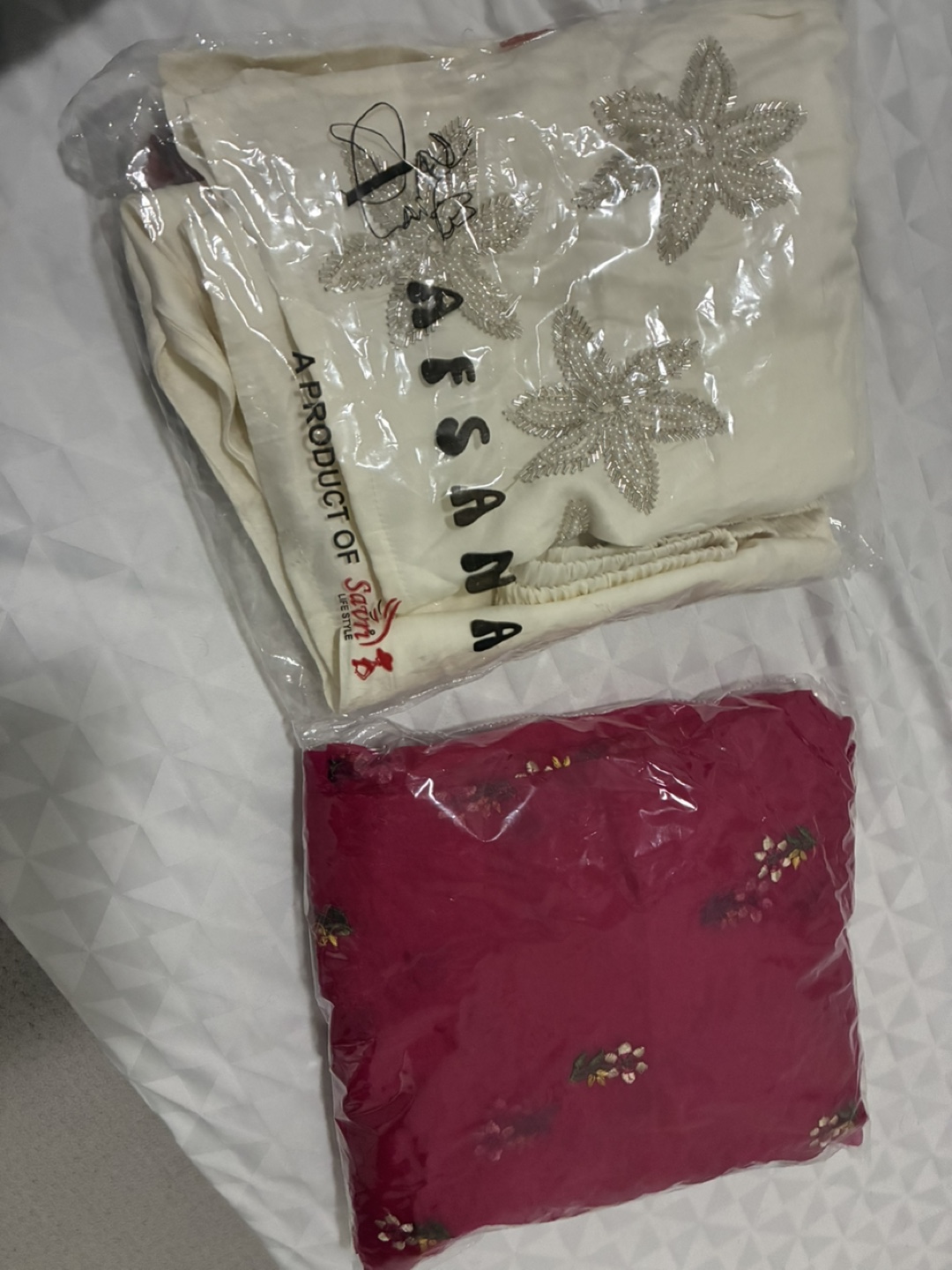 Red Embroidered Salwar Kameez Suit