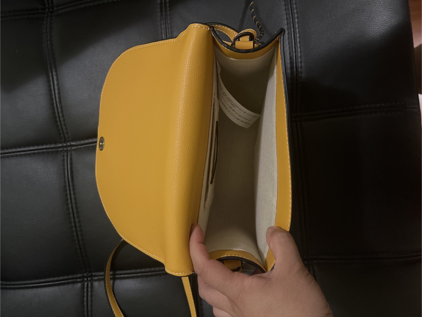 Zara Mustard Yellow Crossbody Bag - photo 2