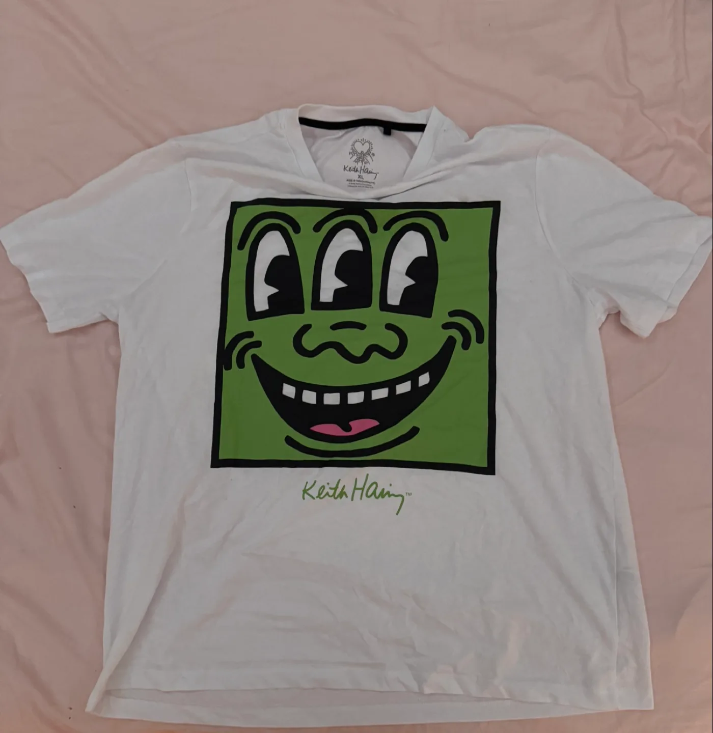 Keith Haring White Graphic Tee thumbnail