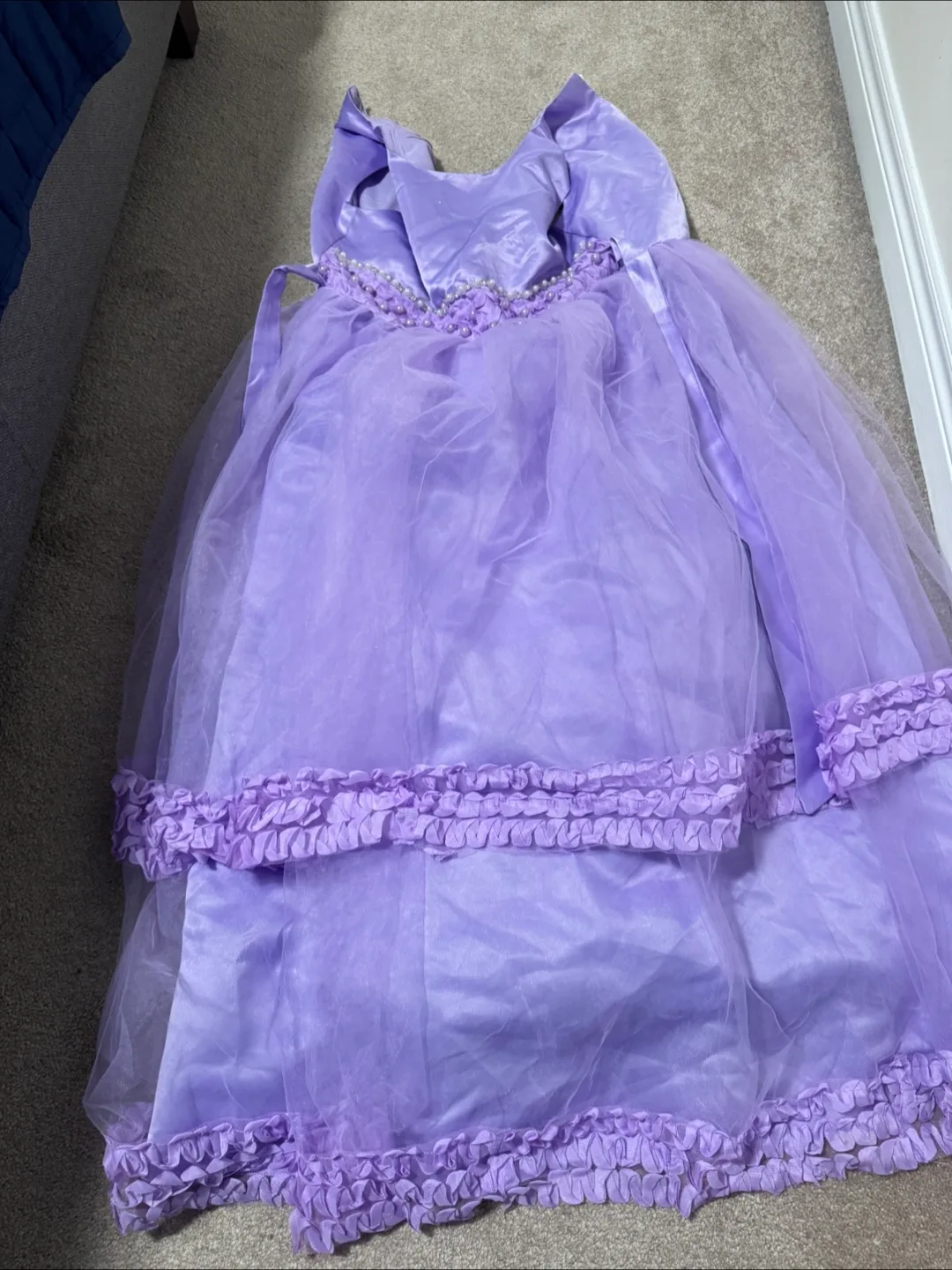 Purple dress size 170 cm image indicator(3)