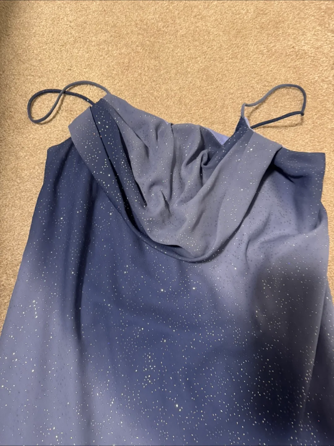 Very sparkly Blue Starry prom Dress image indicator(4)