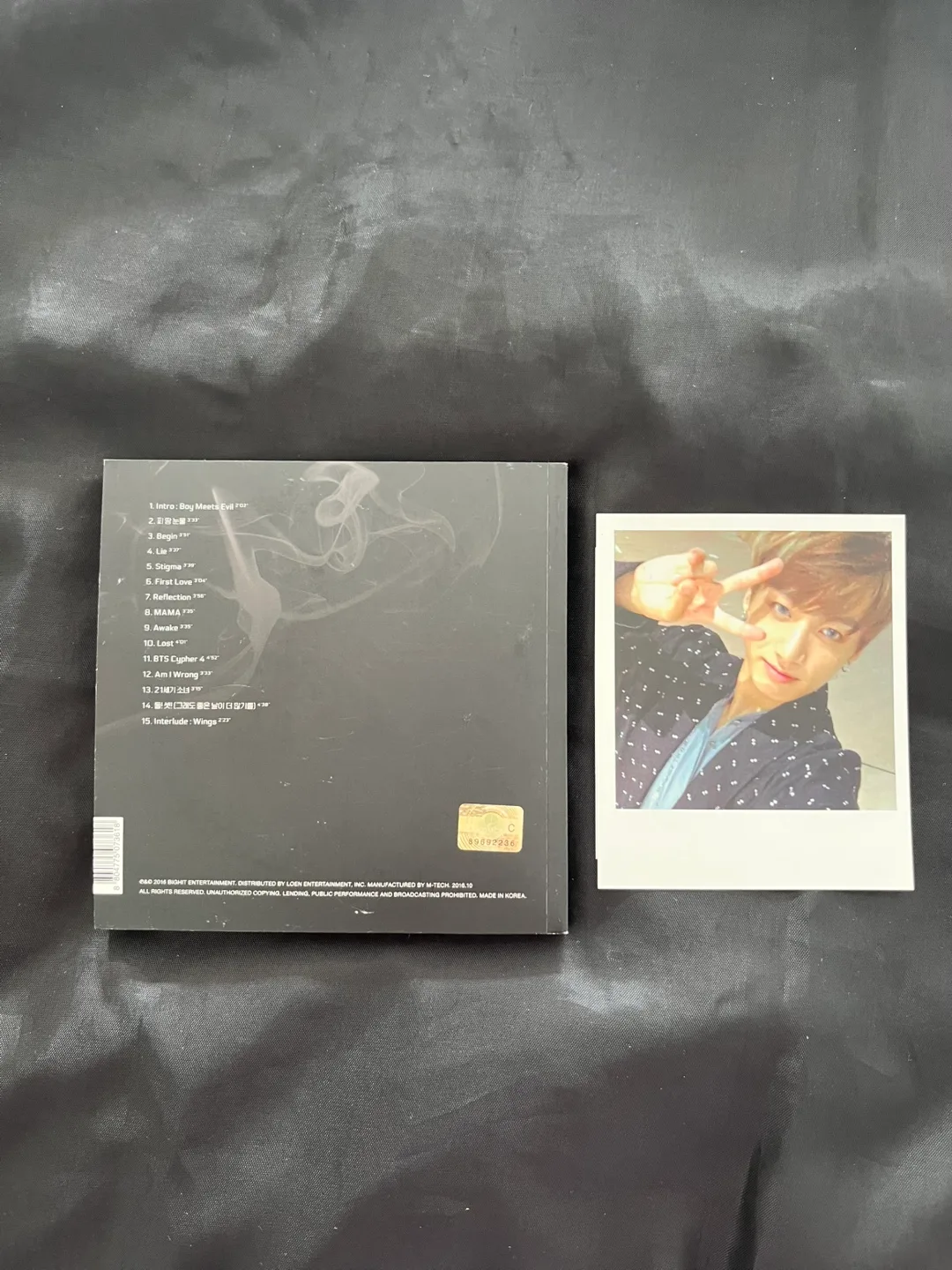 BTS Wings Album & Jungkook Polaroid image indicator(2)