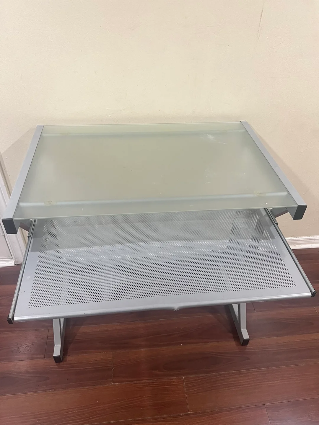 Glass Top Adjustable Drafting Table image indicator(2)