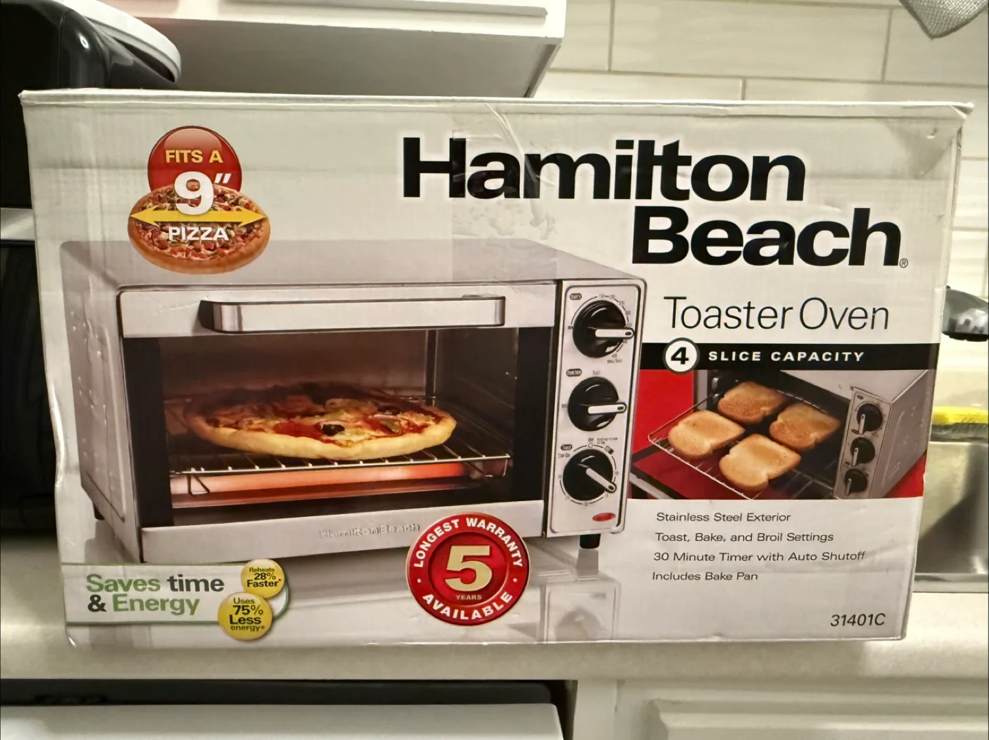 Hamilton Beach Toaster Oven - Like New! thumbnail