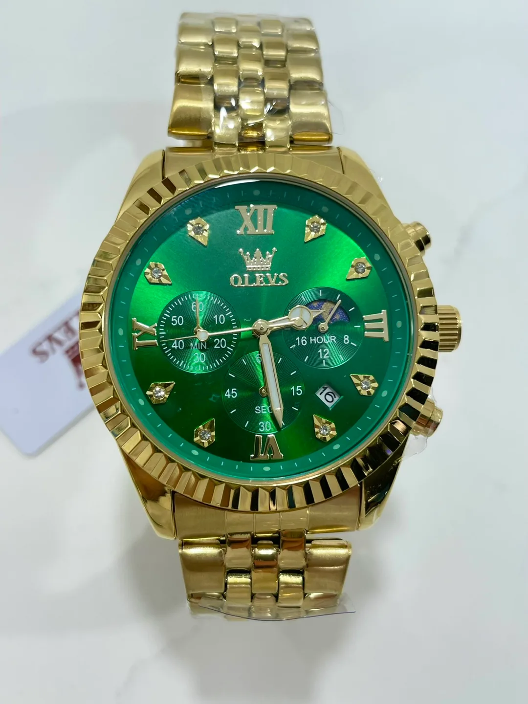 OLEVS Men’s Luxury Watch, Stainless Steel. New in Box. image indicator(2)