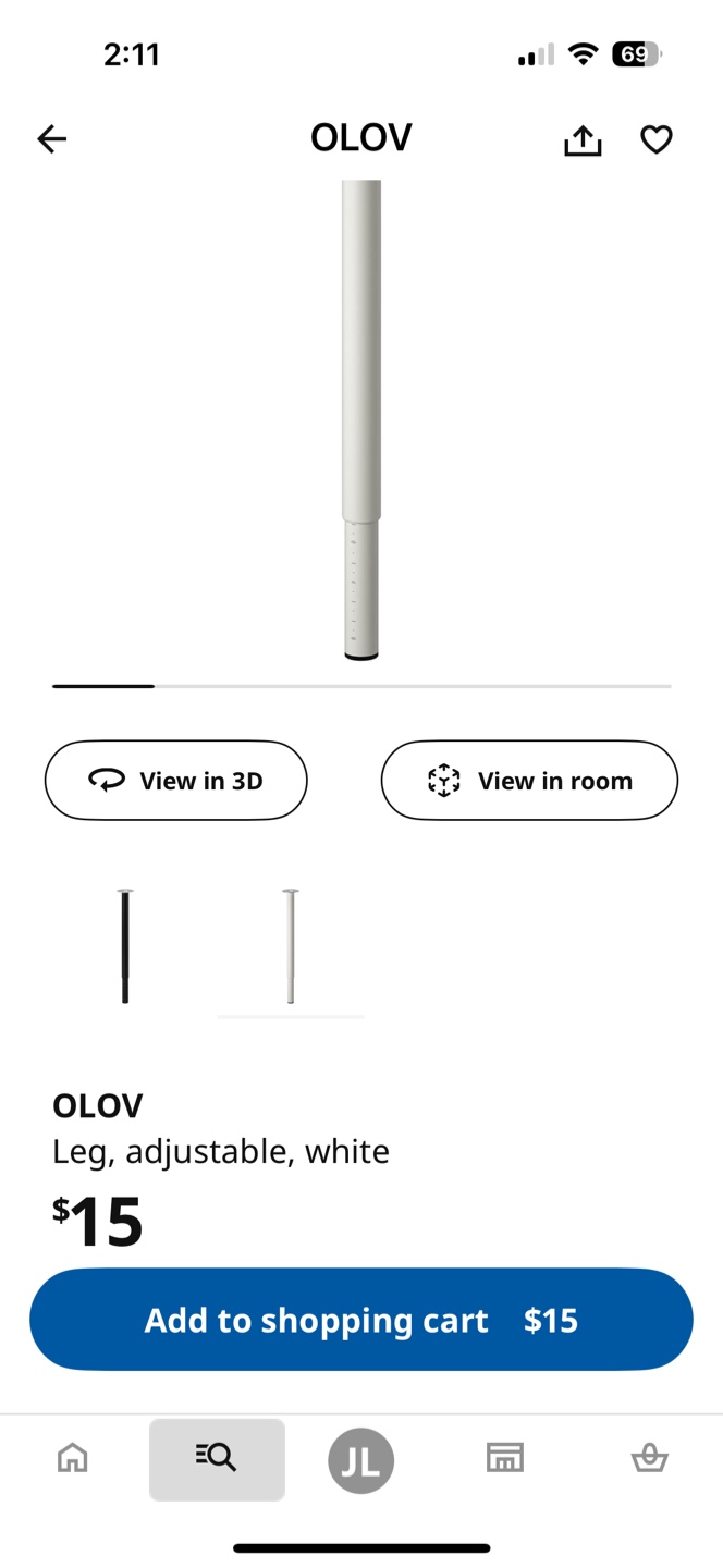 Ikea OLVO Leg of Tabletop (4pices) - photo 2