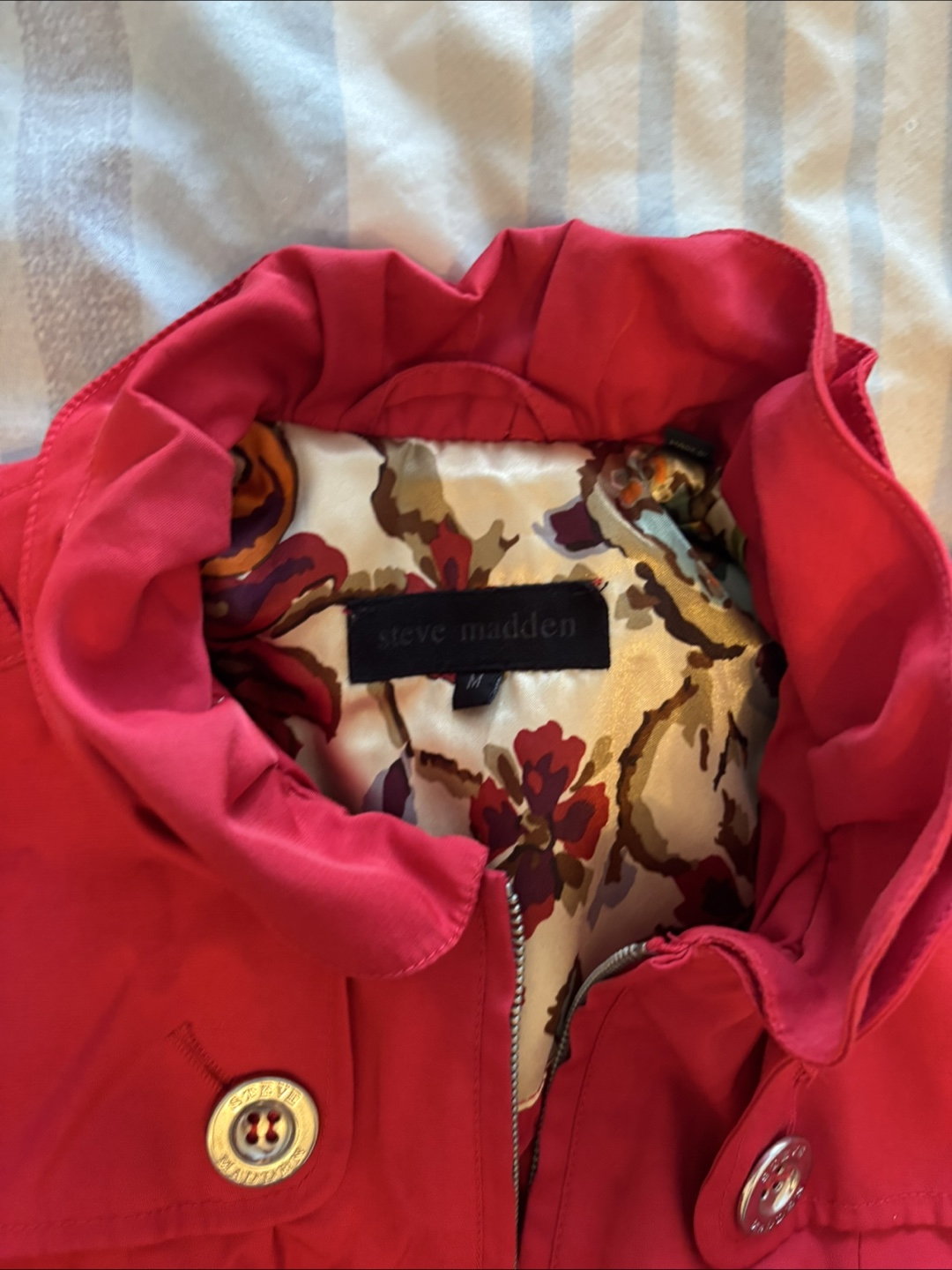 Steve Madden Red Jacket - Size M - photo 4