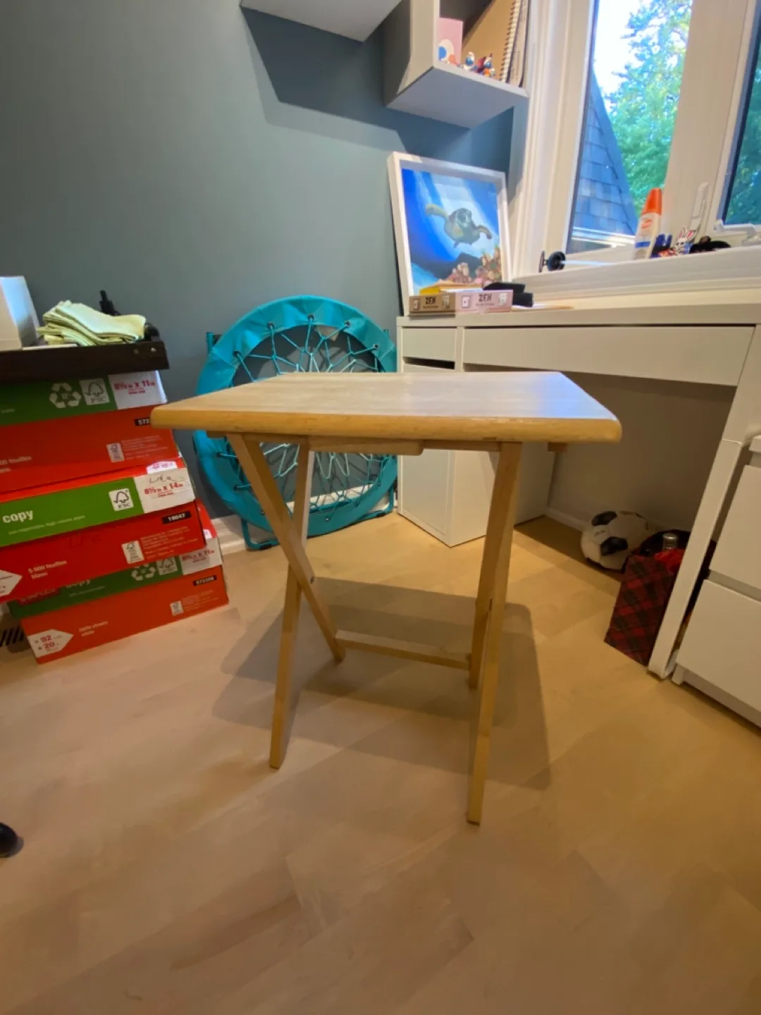 Folding Wooden Table - Set of 2 image indicator(3)