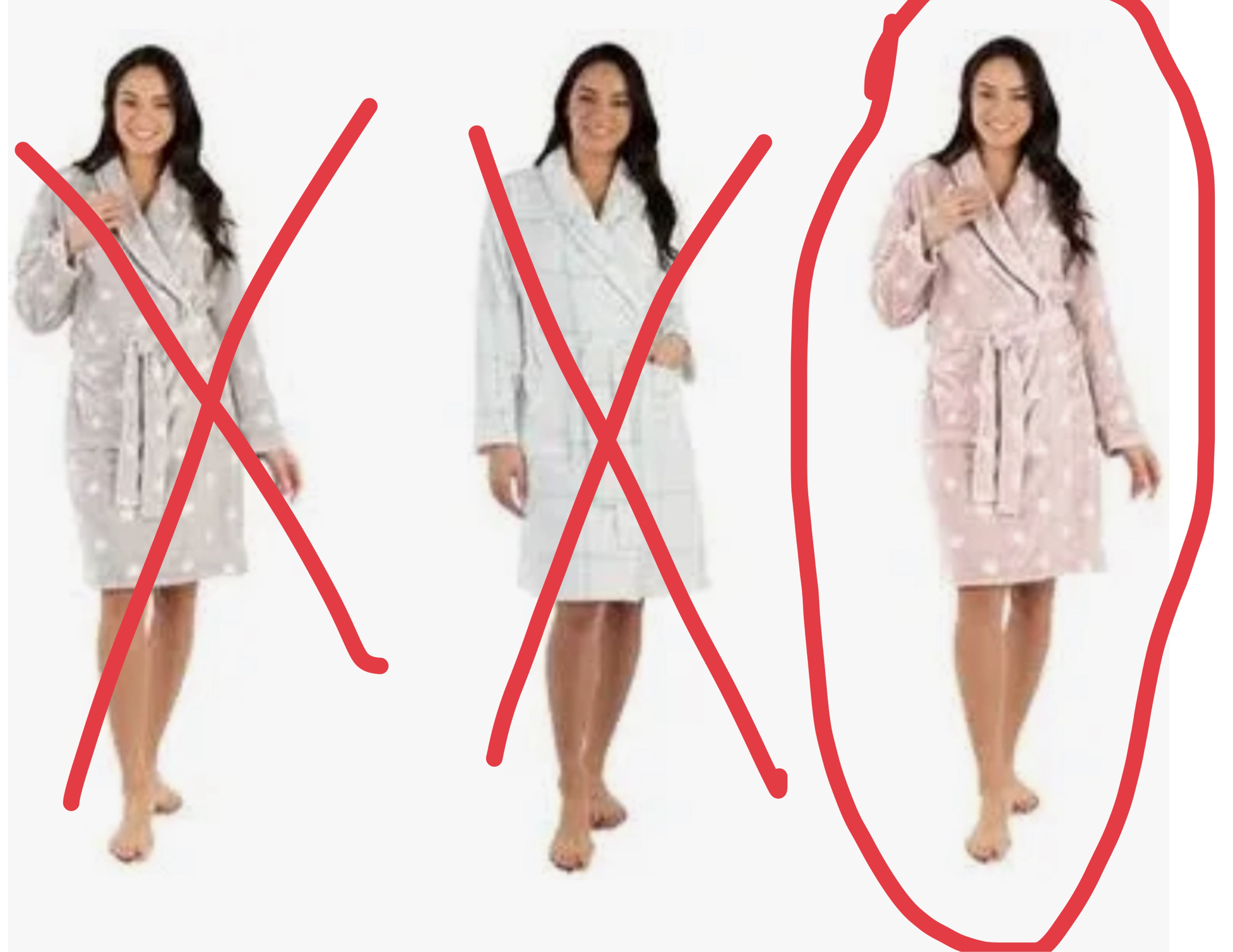 New Inspiration Pink Polka Dot Robe - photo 3
