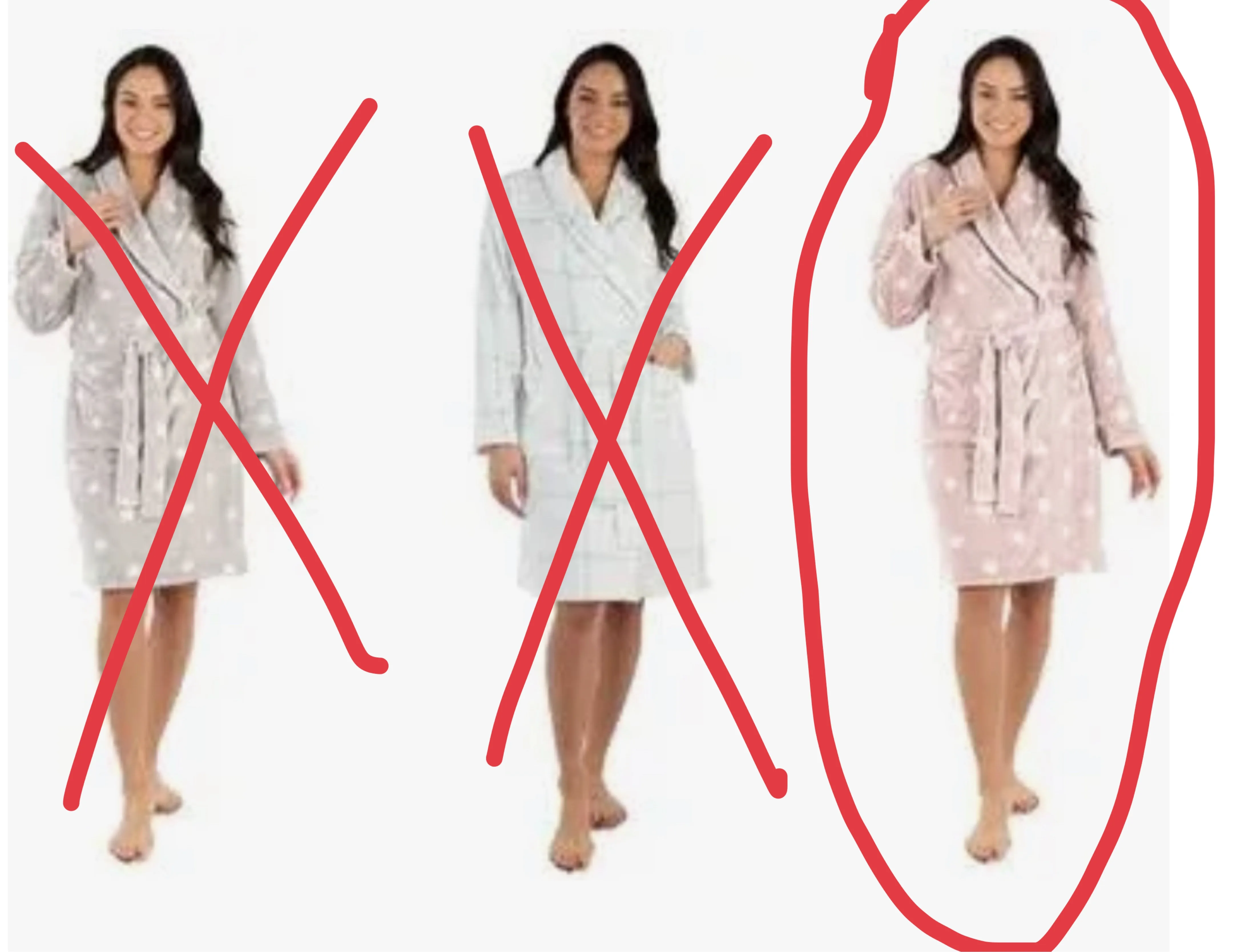 New Inspiration Pink Polka Dot Robe image indicator(3)